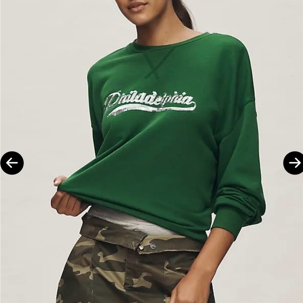 Beach Riot Philadelphia sequin Sweatshirt